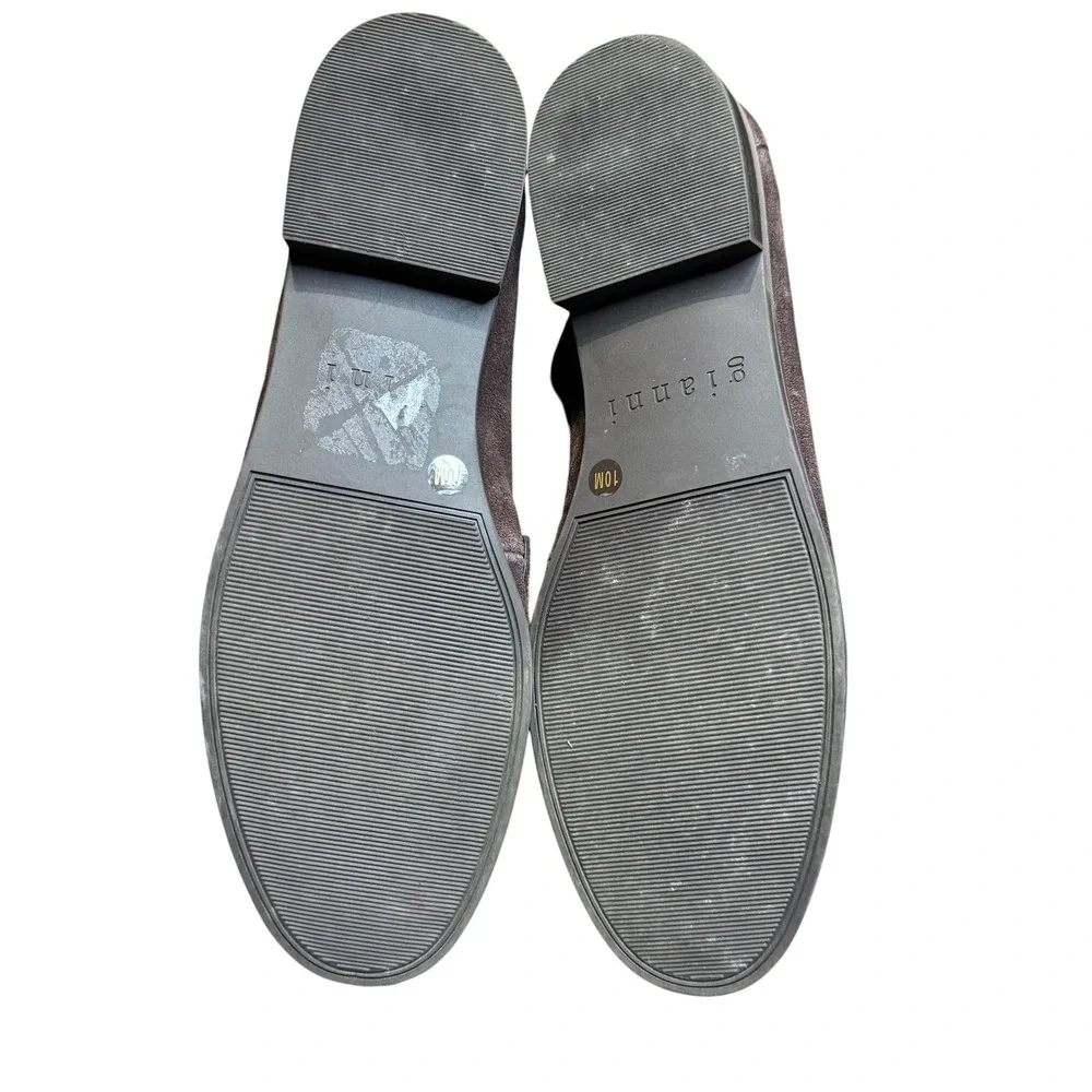 Gianni Bini Shoes Womens Size 10 Gray Suede Loafer Flats Comfort Casual